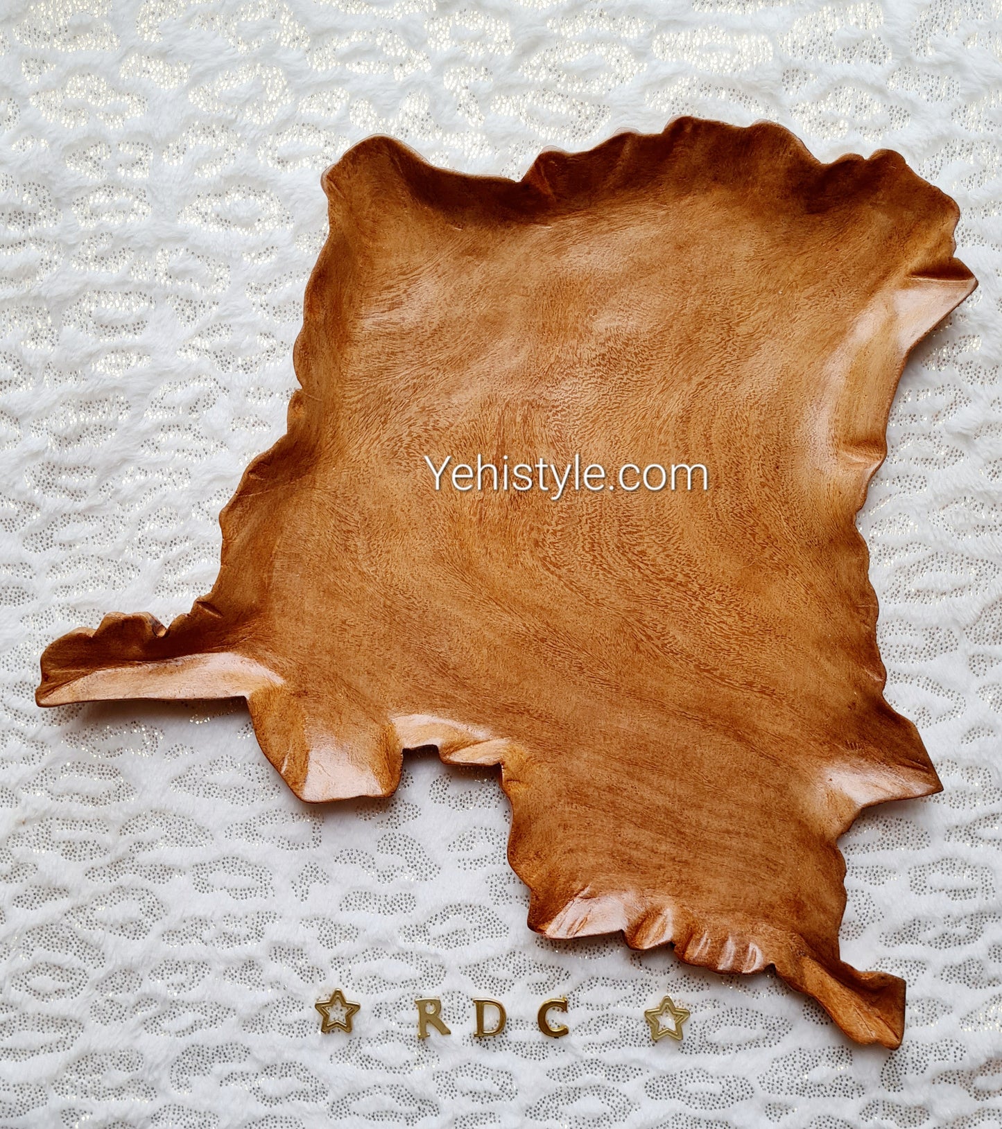 Grand plat en bois Congo Kinshasa