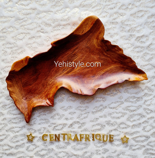 Assiette en bois Centrafrique