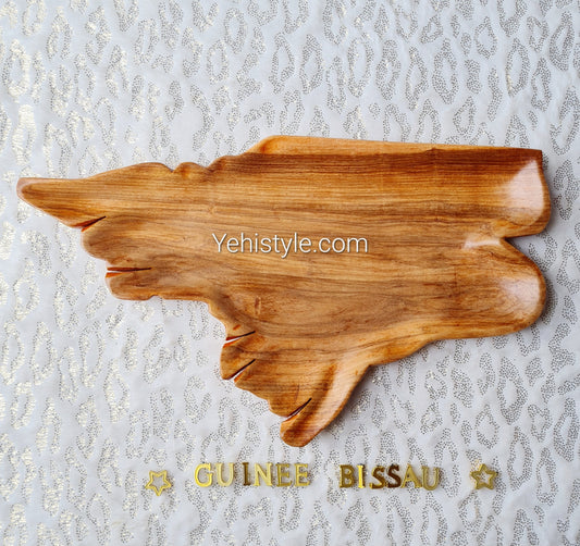 Assiette en bois Guinée Bissau