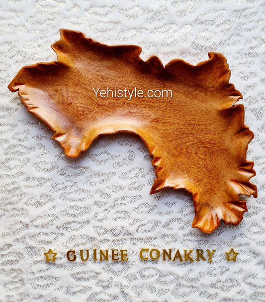 Assiette en bois Guinée Conakry