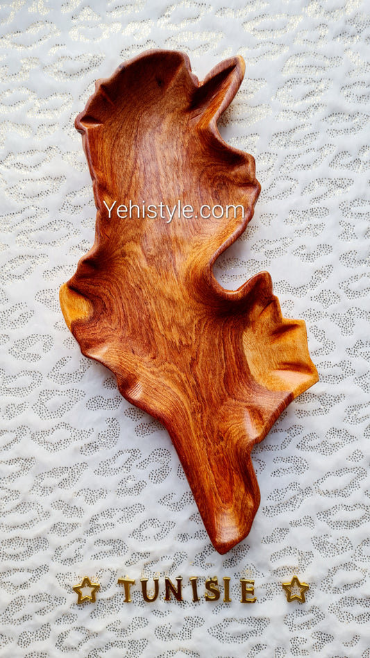 Assiette en bois Tunisie