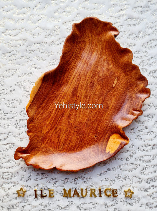 Assiette en bois Ile Maurice