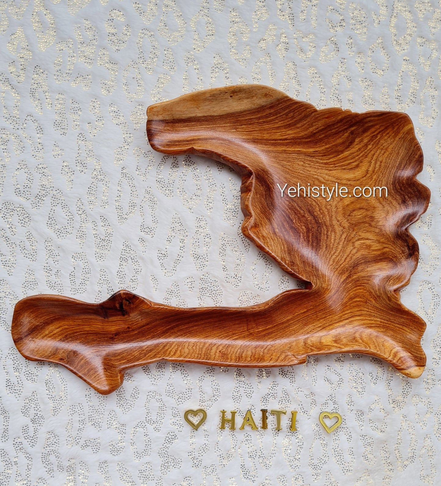 Assiette en bois Haïti