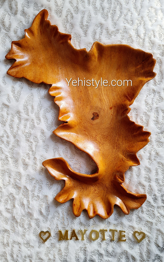 Assiette en bois Mayotte