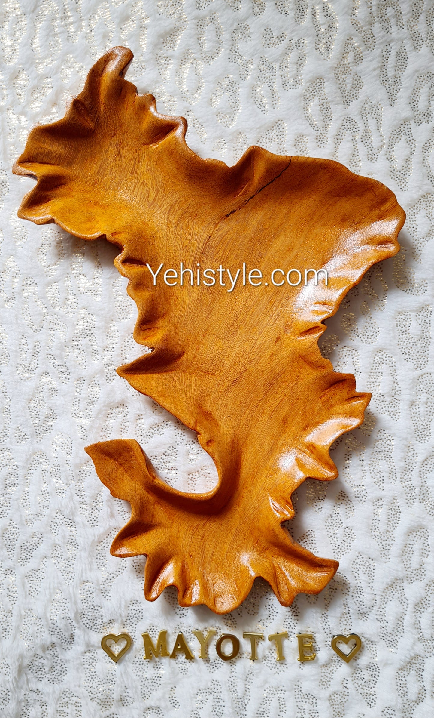 Assiette en bois Mayotte