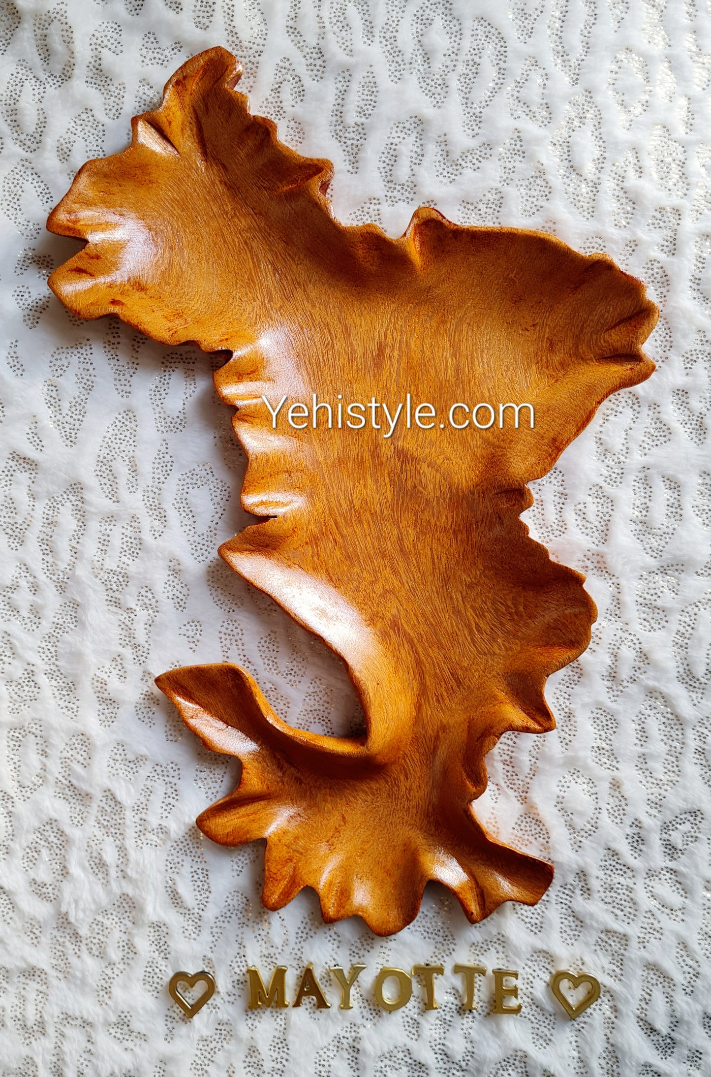 Assiette en bois Mayotte