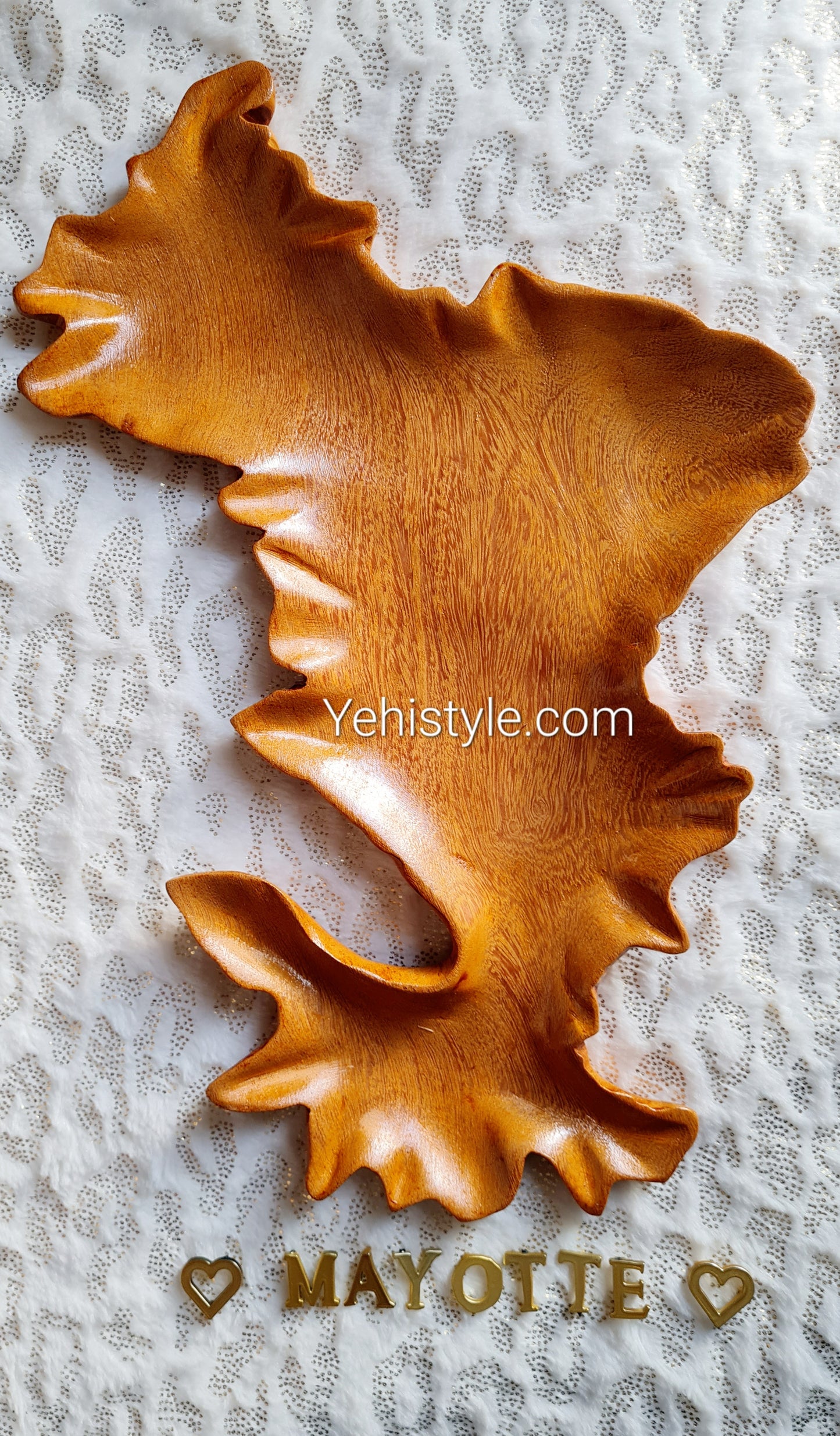 Assiette en bois Mayotte