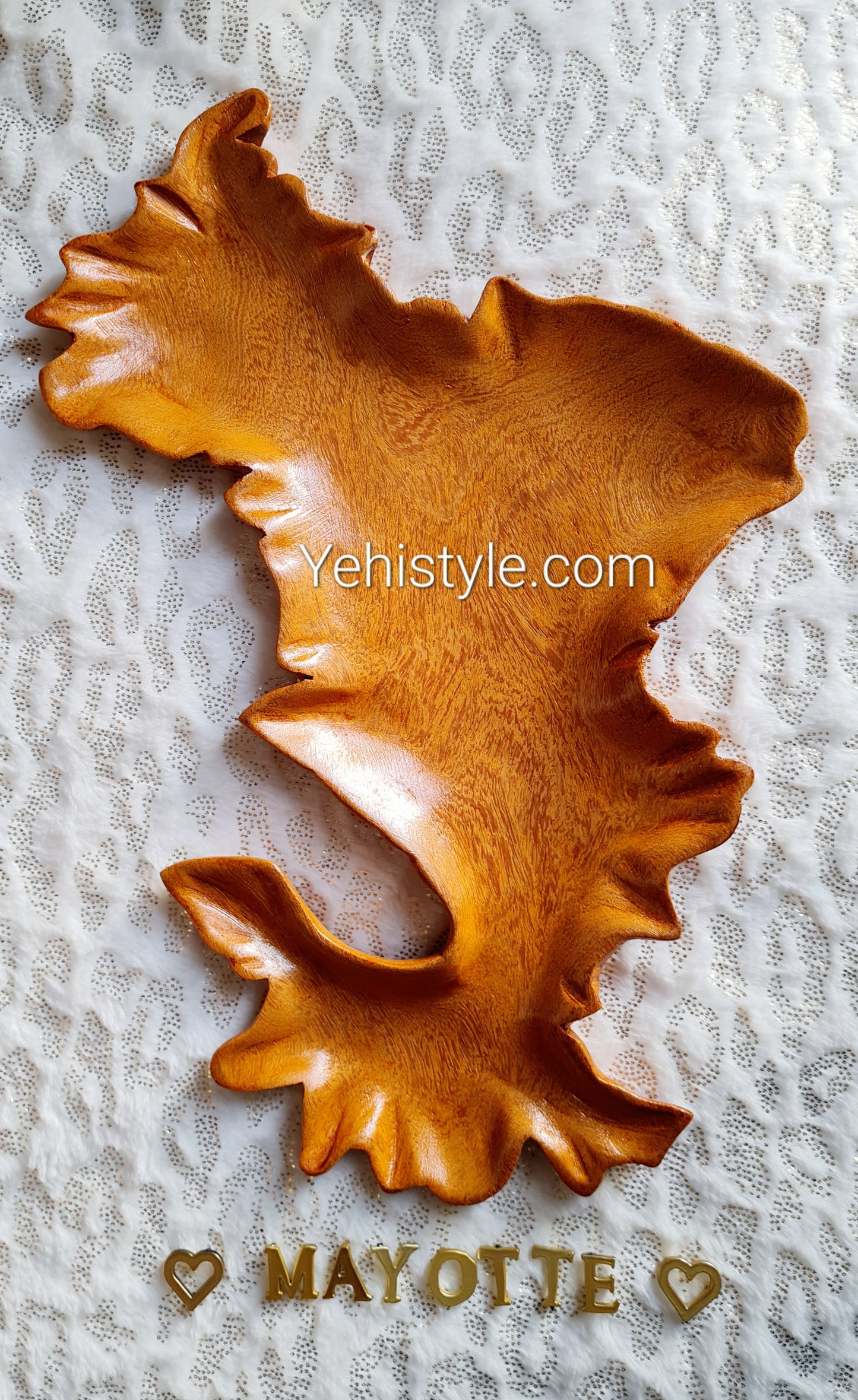 Assiette en bois Mayotte