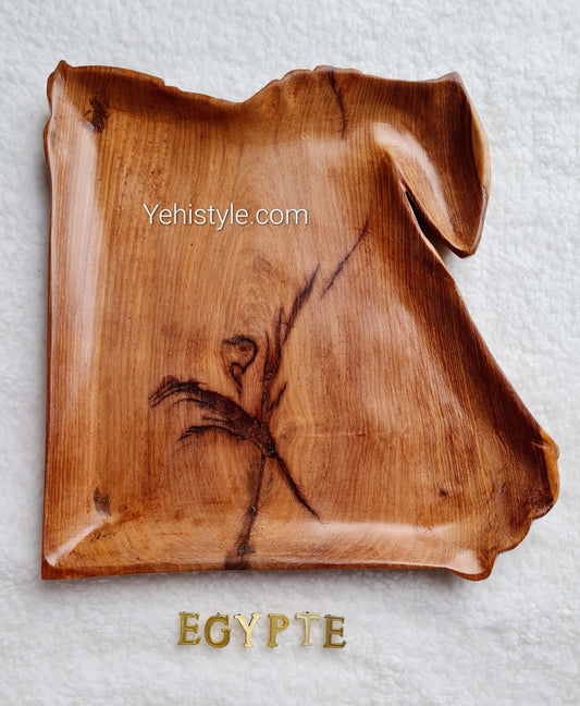 Assiette en bois Egypte