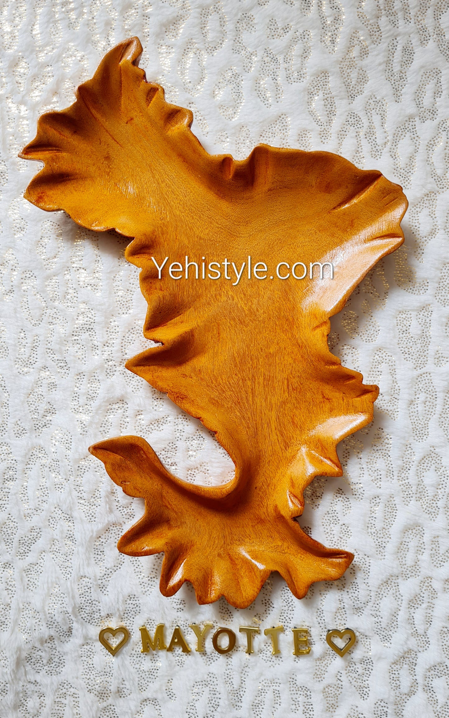 Assiette en bois Mayotte