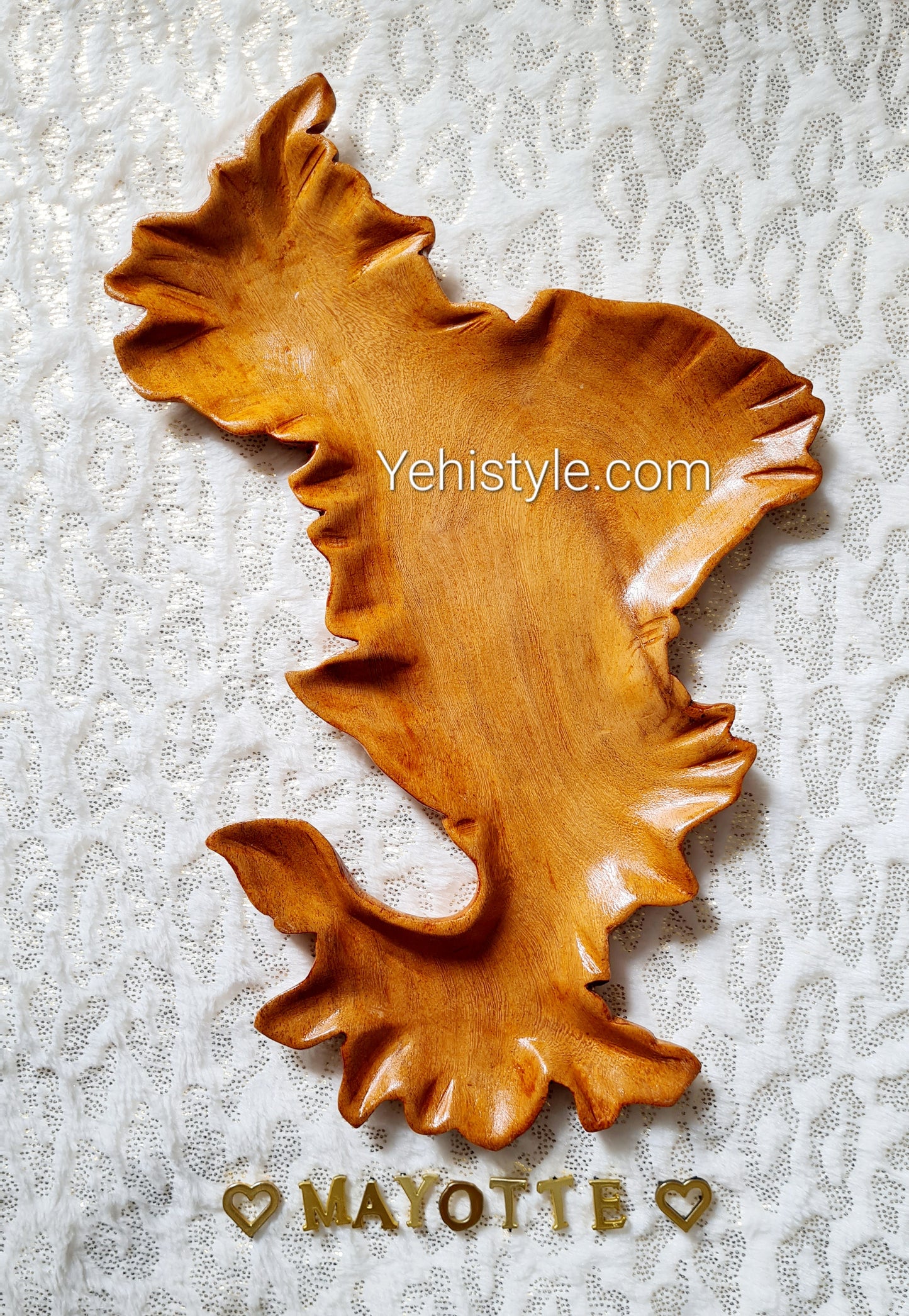 Assiette en bois Mayotte