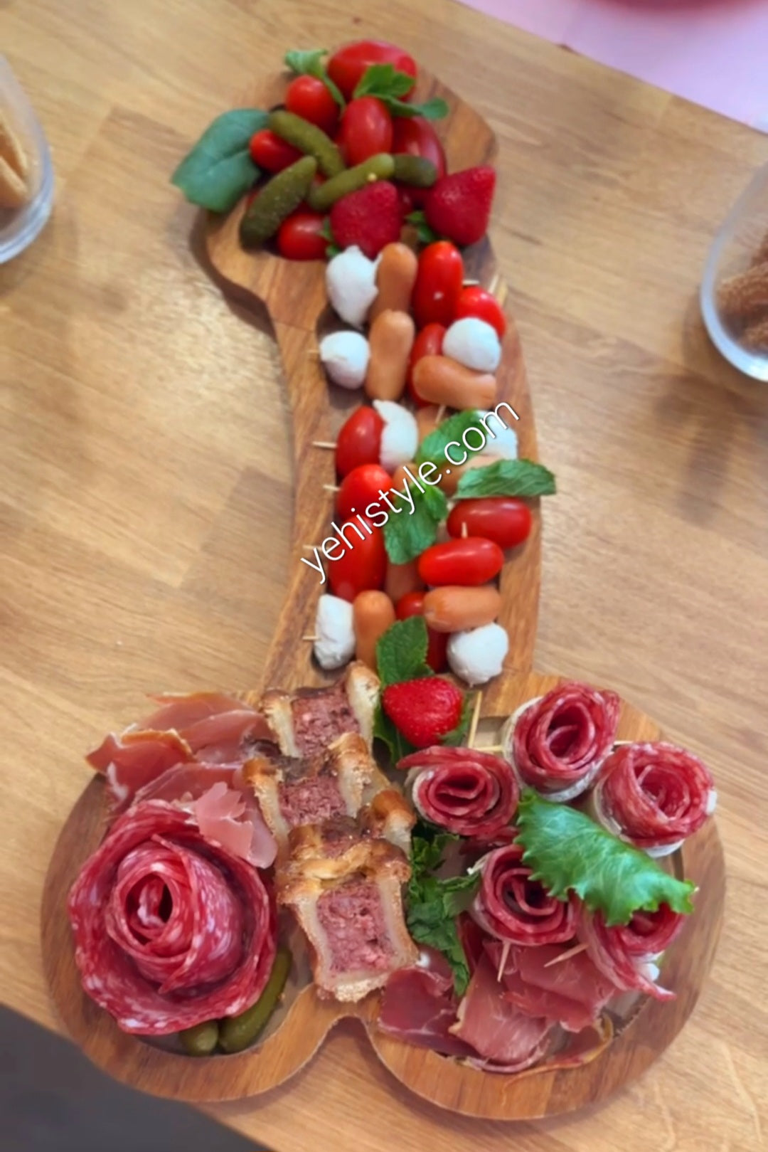 Assiette apéro en bois