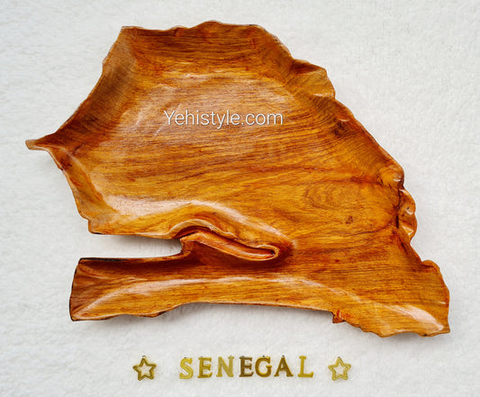 Assiette en bois Sénégal