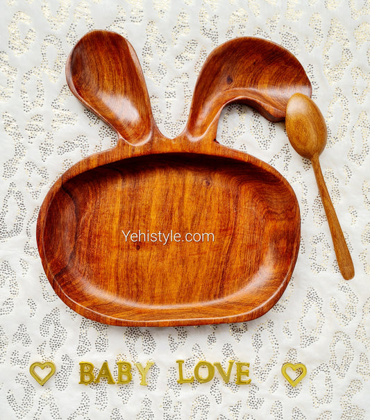 Assiette de Bébé en bois - Baby Love - Bout'Chou